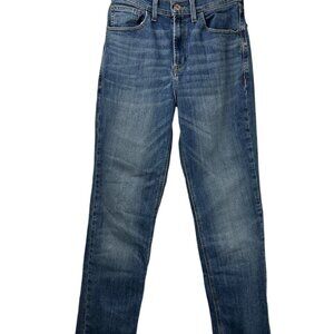 Ariat Women's Straight Size 27R Blue Ultra Lucy Relaxed High Rise Denim Jeans